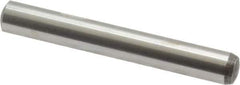 Value Collection - 6mm Diam x 45mm Pin Length Alloy Steel Standard Dowel Pin - C 58-62 Hardness, 13,300 Lb Breaking Strength, 1 Rounded End - Industrial Tool & Supply