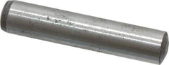 Value Collection - 8mm Diam x 40mm Pin Length Alloy Steel Standard Dowel Pin - C 58-62 Hardness, 23,700 Lb Breaking Strength, 1 Rounded End - Industrial Tool & Supply