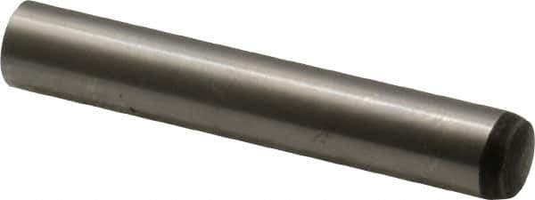 Value Collection - 8mm Diam x 50mm Pin Length Alloy Steel Standard Dowel Pin - C 58-62 Hardness, 23,700 Lb Breaking Strength, 1 Rounded End - Industrial Tool & Supply