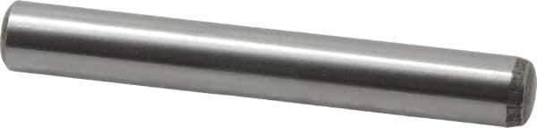 Value Collection - 8mm Diam x 60mm Pin Length Alloy Steel Standard Dowel Pin - C 58-62 Hardness, 23,700 Lb Breaking Strength, 1 Rounded End - Industrial Tool & Supply