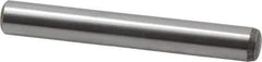 Value Collection - 8mm Diam x 60mm Pin Length Alloy Steel Standard Dowel Pin - C 58-62 Hardness, 23,700 Lb Breaking Strength, 1 Rounded End - Industrial Tool & Supply