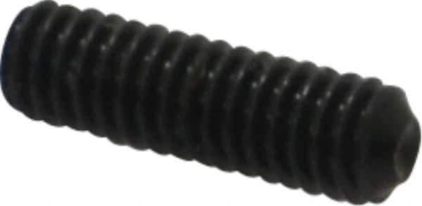 Value Collection - #4-48 UNF, 3/8" OAL, Cup Point Set Screw - Alloy Steel, 0.05" Key - Industrial Tool & Supply