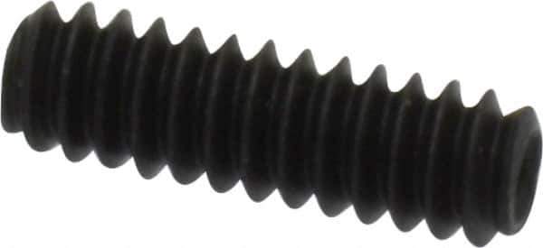 Value Collection - #6-32 UNC, 7/16" OAL, Cup Point Set Screw - Alloy Steel, 1/16" Key - Industrial Tool & Supply