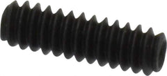 Value Collection - #6-32 UNC, 7/16" OAL, Cup Point Set Screw - Alloy Steel, 1/16" Key - Industrial Tool & Supply