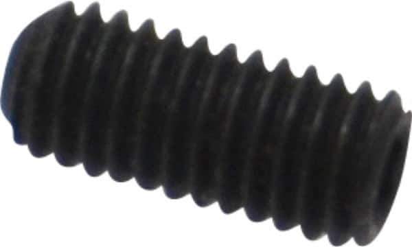 Value Collection - #10-32 UNF, 7/16" OAL, Cup Point Set Screw - Alloy Steel, 3/32" Key - Industrial Tool & Supply