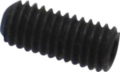 Value Collection - #10-32 UNF, 7/16" OAL, Cup Point Set Screw - Alloy Steel, 3/32" Key - Industrial Tool & Supply