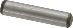 Value Collection - 3/32" Diam x 7/16" Pin Length Alloy Steel Standard Dowel Pin - C 50-58 Hardness, 1,800 Lb Breaking Strength, 1 Beveled & 1 Rounded End - Industrial Tool & Supply