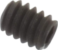 Value Collection - M2.0x0.40 Metric Coarse, 2.5mm OAL, Cup Point Set Screw - Grade 14.9 (45H) Alloy Steel, 0.9mm Key - Industrial Tool & Supply