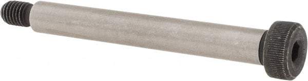 Value Collection - 10mm Shoulder Diam x 80mm Shoulder Length, M8x1.25 Metric Coarse, Hex Socket Shoulder Screw - 12.9 Alloy Steel, Uncoated, 6.78 to 7mm Head Height x 15.73 to 16mm Head Diam - Industrial Tool & Supply