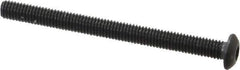 Value Collection - #10-32 UNF Hex Socket Drive, Button Screw - Alloy Steel, Black Oxide Finish, Fully Threaded, 2-1/4" Length Under Head - Industrial Tool & Supply
