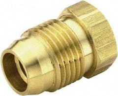 Parker - 5/8" OD, Brass Nut & Sleeve - 7/8" Hex, Comp Ends - Industrial Tool & Supply
