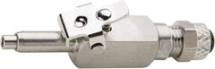 Parker - 1/4" OD, Grade 316Stainless Steel Shutoff Type Insert - 150 Max Working psi, Comp x Comp Ends - Industrial Tool & Supply