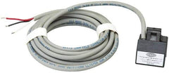 De-Sta-Co - Normally Open, Reed, MOV & LED Sensor, 4 Max Amps, 24 to 240 Volts, Power Clamp Switch - 1 Volt Max Drop, AC Current, 1.3" Long x 0.67" Wide x 0.87" High, 9 Ft Long Wire - Industrial Tool & Supply