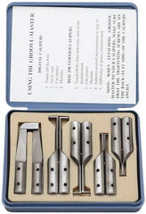 SPI - 6" OAL, Accurate up to 0.001", 0.4, 0.65 & 1mm Wide Flange, Hard Chrome Steel Caliper Attachment Set - 5 Pieces, 10, 16, 25, 32 & 76mm Bore Depth, For Use with 6" Vernier, Dial & Digital Calipers - Industrial Tool & Supply