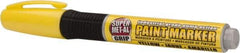 Super Met-Al - Yellow Paint Marker - Oil Based Paint - Industrial Tool & Supply