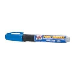 Super Met-Al - Blue Paint Marker - Oil Based Paint - Industrial Tool & Supply