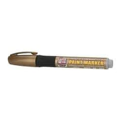 Super Met-Al - Metallic Gold Paint Marker - Oil Based Paint - Industrial Tool & Supply