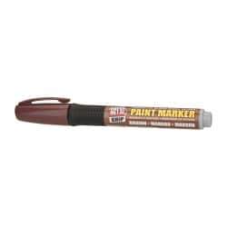 Super Met-Al - Brown Paint Marker - Oil Based Paint - Industrial Tool & Supply