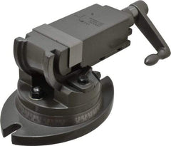 Wilton - 2" Jaw Width, 2" Jaw Opening Capacity, 2-Way Angle Swivel Machine Vise - Manual Operation, 1 Station, 8-29/32" Long x 5" High x 15/16" Deep, Alloy Steel - Industrial Tool & Supply