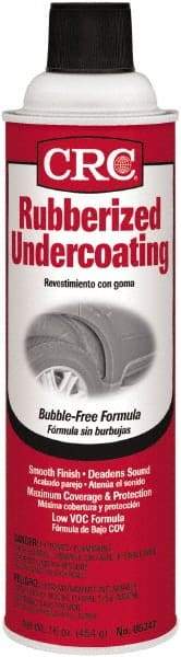 CRC - 20 oz Black Automotive Rubberized Coating - Comes in Can - Industrial Tool & Supply