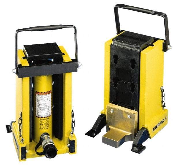 Enerpac - 20 Ton, 6.18" Stroke, 32 Cu In Oil Capacity, Portable Hydraulic Machine Lift Cylinder - 32 Cu In Oil Capacity - Industrial Tool & Supply