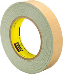 3M - 1" Wide x 10 Yd Long Green Rubber Masking Tape - Series 60894, 33 mil Thick, 25 In/Lb Tensile Strength - Industrial Tool & Supply