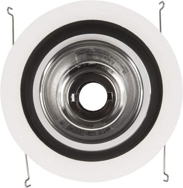 Cooper Lighting - 7-1/4 Inch Wide, Water Resistant, White Fixture Baffle Trim - Metal, UL/cUL Wet Location Listed - Industrial Tool & Supply