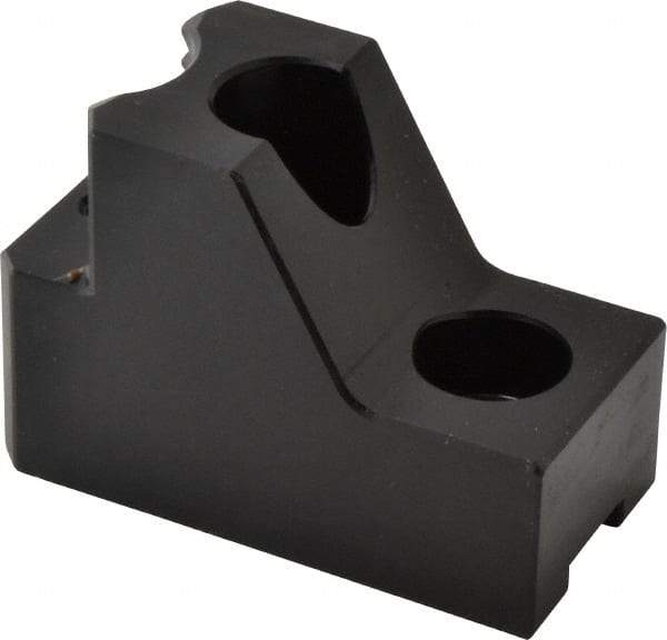 Schunk - 10" Max Chuck Diam Compatibility, Steel 1.5mm x 60° Serrated Hard Lathe Top Jaws - 16mm Groove Width, 40mm Wide x 2-1/4" High - Industrial Tool & Supply