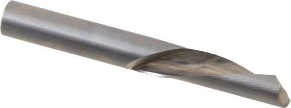 Onsrud - 3/8" Cutting Diam x 1-1/8" Length of Cut, 1 Flute, Downcut Spiral Router Bit - Uncoated, Right Hand Cut, Solid Carbide, 3" OAL x 3/8" Shank Diam, Single Edge, 22° Helix Angle - Industrial Tool & Supply