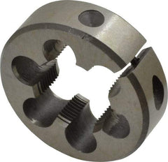 Interstate - 1-20 UNEF Thread, 2" Outside Diam High Speed Steel Round Die - Right Hand Thread, Adjustable - Exact Industrial Supply