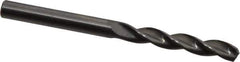 Kennametal - Letter E (1/4) 130° Solid Carbide Jobber Drill - Bright Finish, Right Hand Cut, Spiral Flute, Straight Shank, 3.23" OAL, Standard Point - Industrial Tool & Supply