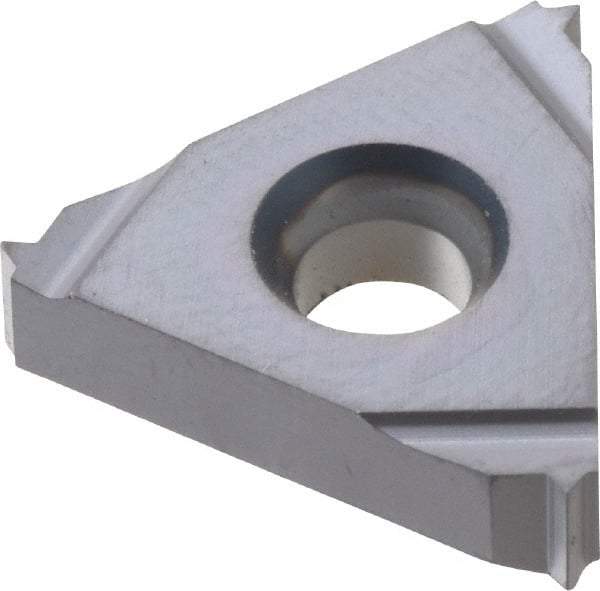 Kennametal - 16ER External Right Hand 27 NPT Laydown Threading Insert - Grade KC5025, TiAlN Coated Carbide, 9.53mm Inscribed Circle - Industrial Tool & Supply