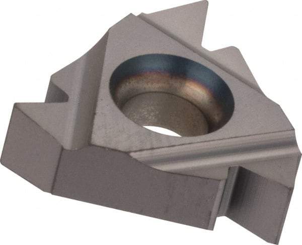 Kennametal - 16ER External Right Hand 8 NPT Laydown Threading Insert - Grade KC5025, TiAlN Coated Carbide, 9.53mm Inscribed Circle - Industrial Tool & Supply