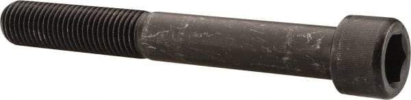 Value Collection - 7/8-9 UNC Hex Socket Drive, Socket Cap Screw - Alloy Steel, Black Oxide Finish, Partially Threaded, 7" Length Under Head - Industrial Tool & Supply
