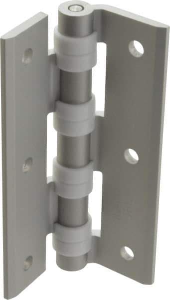 Sugatsune - 2-9/16" Long x 2-3/8" Wide x 9/64" Thick, Cabinet Hinge - Aluminum, Aluminum Finish - Industrial Tool & Supply