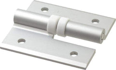 Sugatsune - 2-9/16" Long x 2-3/8" Wide x 9/64" Thick, Aluminum Cabinet Hinge - Aluminum, Aluminum Finish - Industrial Tool & Supply