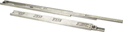 Sugatsune - 15-3/4" Slide Length, 16" Travel Length, Stainless Steel Ball Bearing Slide - 79 Lb Capacity at Full Extension - Industrial Tool & Supply
