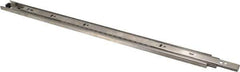 Sugatsune - 21-21/32" Slide Length, 22" Travel Length, Stainless Steel Ball Bearing Slide - 68 Lb Capacity at Full Extension - Industrial Tool & Supply