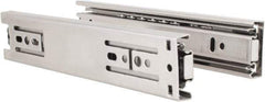 Sugatsune - 7-7/8" Slide Length, 7-7/8" Travel Length, Stainless Steel Ball Bearing Slide - 98 Lb Capacity at Full Extension - Industrial Tool & Supply