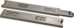 Sugatsune - 9-27/32" Slide Length, 9-9/16" Travel Length, Stainless Steel Ball Bearing Slide - 115 Lb Capacity at Full Extension - Industrial Tool & Supply