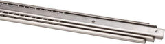 Sugatsune - 27-9/16" Slide Length, 28-3/4" Travel Length, Stainless Steel Ball Bearing Slide - 155 Lb Capacity at Full Extension - Industrial Tool & Supply
