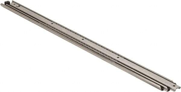 Sugatsune - 31-1/2" Slide Length, 32-5/8" Travel Length, Stainless Steel Ball Bearing Slide - 140 Lb Capacity at Full Extension - Industrial Tool & Supply