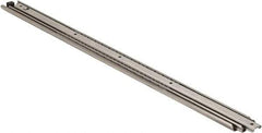 Sugatsune - 31-1/2" Slide Length, 32-5/8" Travel Length, Stainless Steel Ball Bearing Slide - 140 Lb Capacity at Full Extension - Industrial Tool & Supply