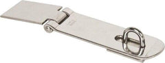 Sugatsune - 1-1/2" Wide, Weld-on Hasp - Stainless Steel - Industrial Tool & Supply