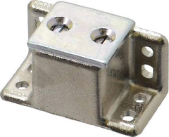 Sugatsune - 1-37/64" Long x 3/4" Wide x 3/4" High, Zinc Alloy Heavy Duty Magnetic Catch - Nickel Coated, 6.6 Magnetic Force, 7/8" Long Strike, 3/4" Wide Strike - Industrial Tool & Supply