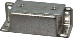Sugatsune - 2-13/32" Long x 3/4" Wide x 3/4" High, Zinc Alloy Heavy Duty Magnetic Catch - Nickel Coated, 24.2 Magnetic Force, 1-11/16" Long Strike, 3/4" Wide Strike - Industrial Tool & Supply