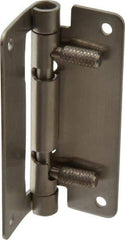 Sugatsune - 2-61/64" Long x 1-31/32" Wide x 1/16" Thick, Quick Release Hinge - Stainless Steel, Polished Finish - Industrial Tool & Supply