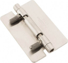 Sugatsune - 2-61/64" Long x 1-31/32" Wide x 1/16" Thick, Quick Release Hinge - Stainless Steel, Polished Finish - Industrial Tool & Supply