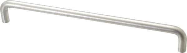 Sugatsune - 25/64" Handle Diam, Satin Finish Stainless Steel Drawer Pull - 1-3/8" Projection, 9" Center to Center, 316 Grade, 9-3/8" Wide - Industrial Tool & Supply