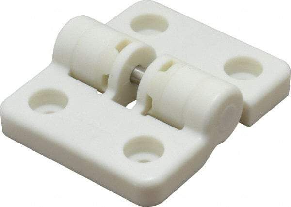 Sugatsune - 1-31/32" Long x 2-3/8" Wide x 5/16" Thick, Detent Hinge - Polyacetal - Industrial Tool & Supply